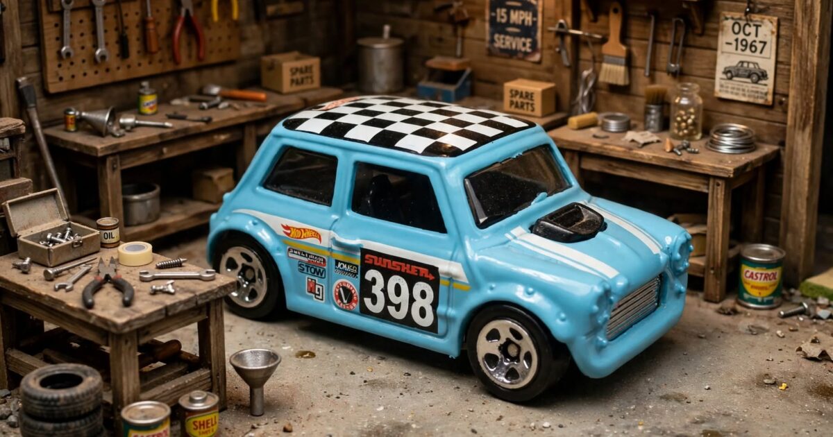 Hot Wheels Morris Mini: how much detail fits on a very small car
