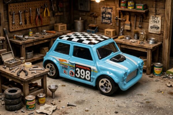 Hot Wheels Morris Mini: how much detail fits on a very small car