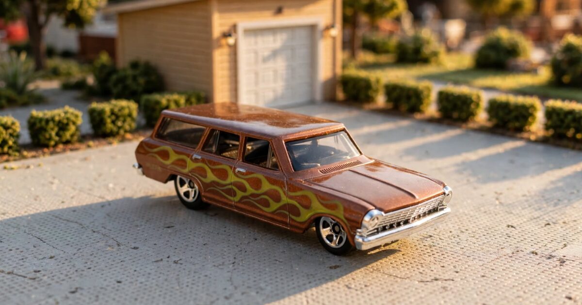 Hot Wheels ’64 Nova Station Wagon review: flames on a family car