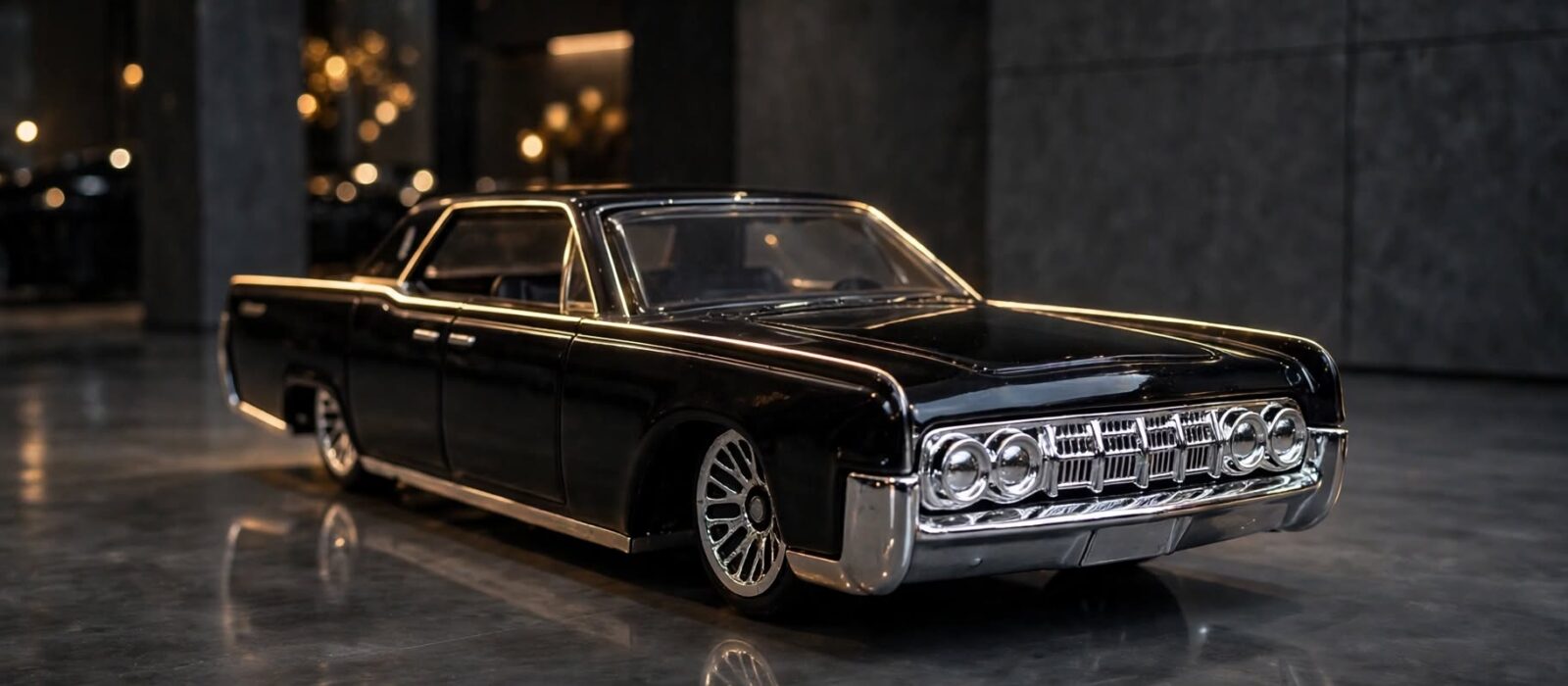 Hot Wheels ’64 Lincoln Continental review: black paint and suicide doors