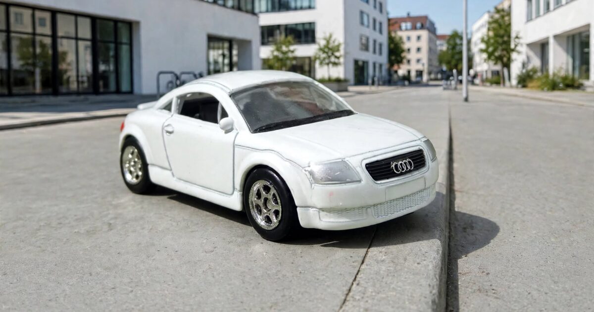 Welly Audi TT review: the NEX car that is 1/60, not 1:64