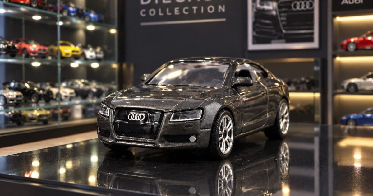 Majorette Audi A5 Coupé: the grey car that teaches you to look properly