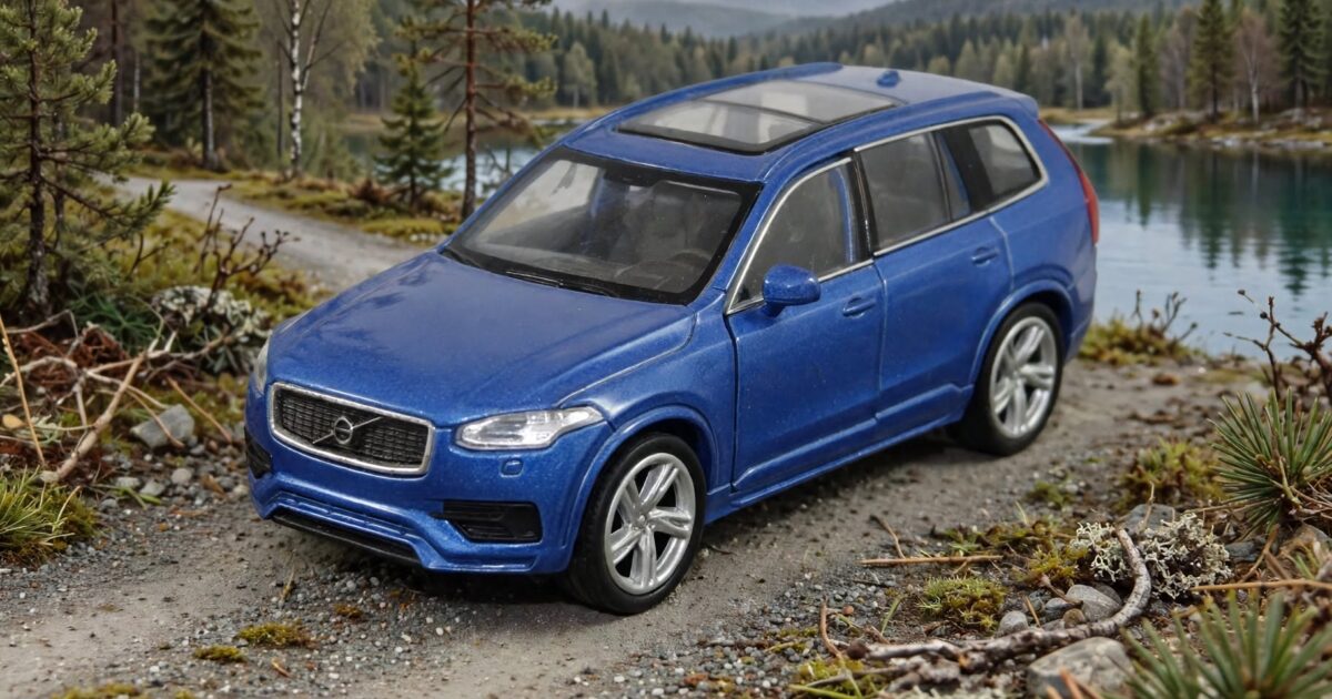 Welly Volvo XC90: the whole brand is in the headlights
