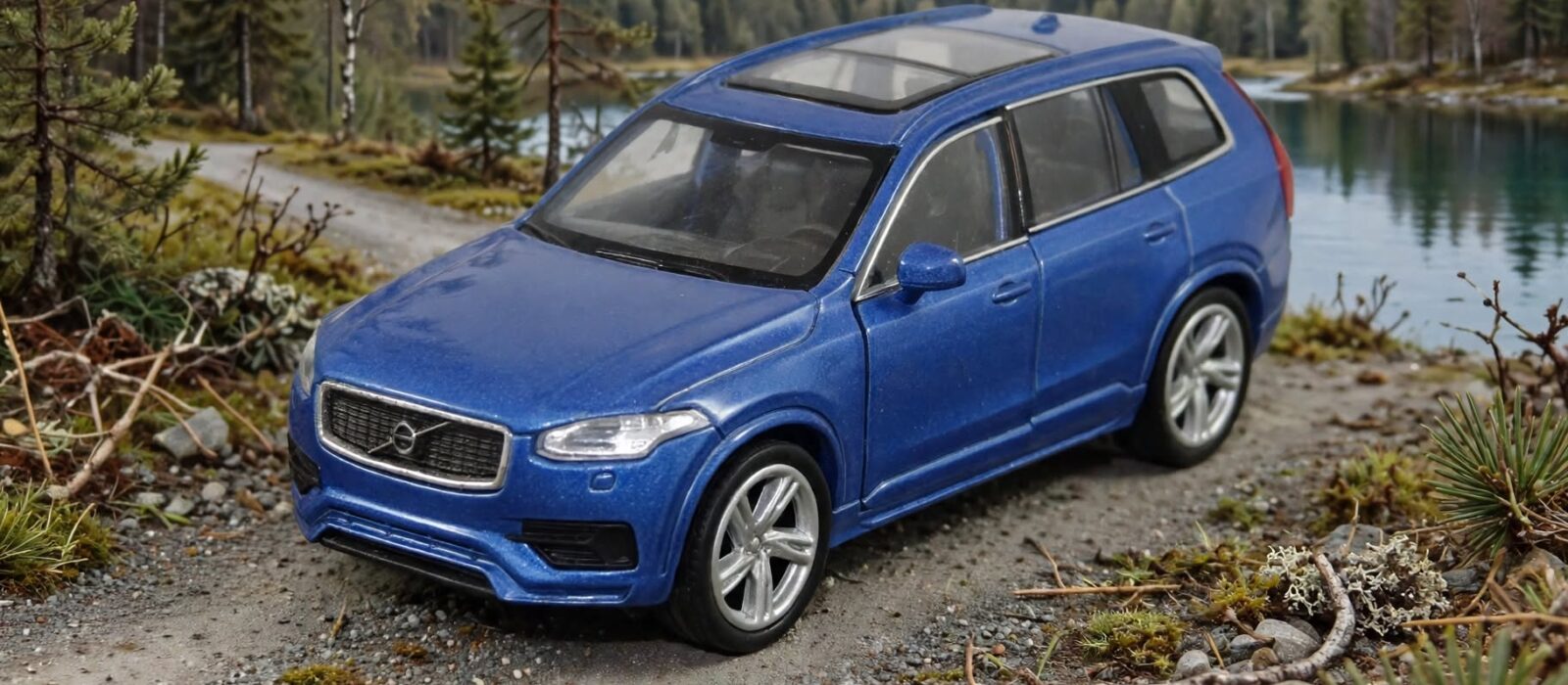 Welly Volvo XC90: the whole brand is in the headlights