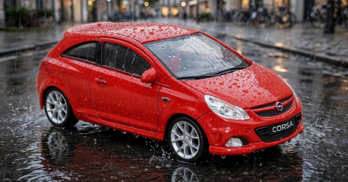Welly Opel Corsa D: the car no American brand was ever going to make