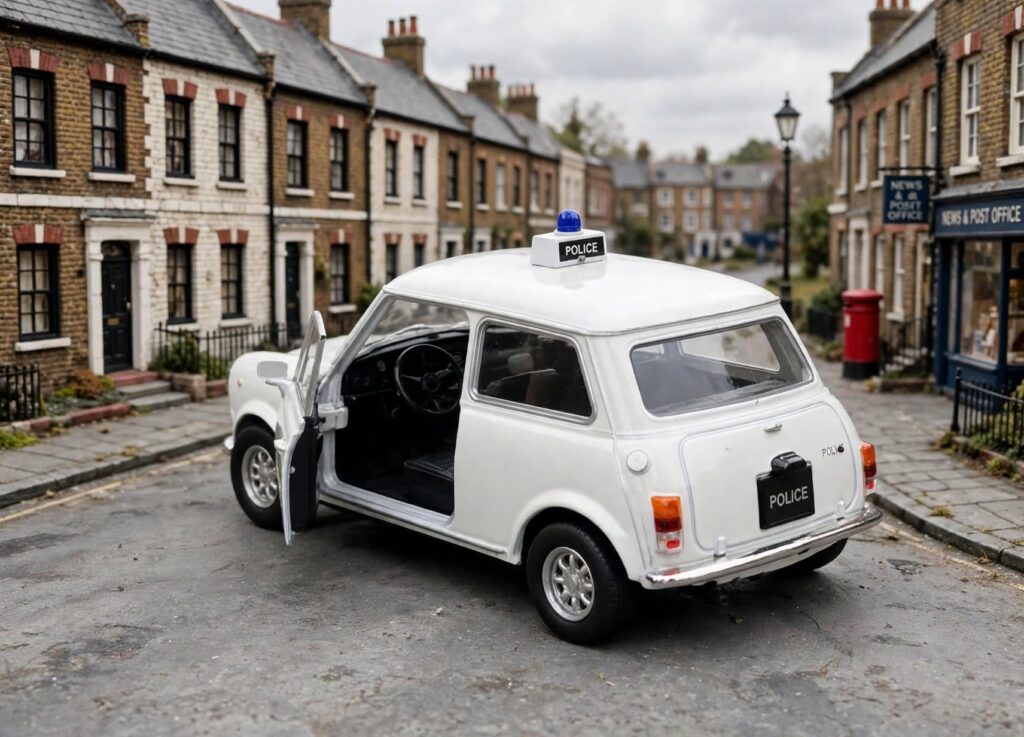 Welly Classic Mini Cooper Police