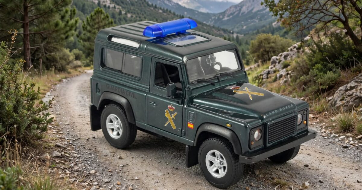 Welly Land Rover Defender 90: the livery is the whole point