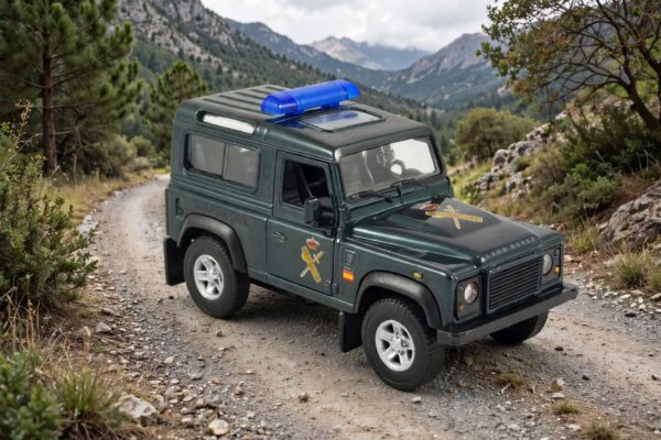 Welly Land Rover Defender 90: the livery is the whole point