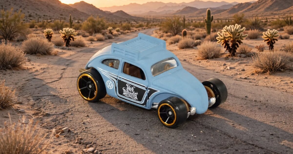 Hot Wheels Custom Volkswagen Beetle: how far you can cut it and still know what it is