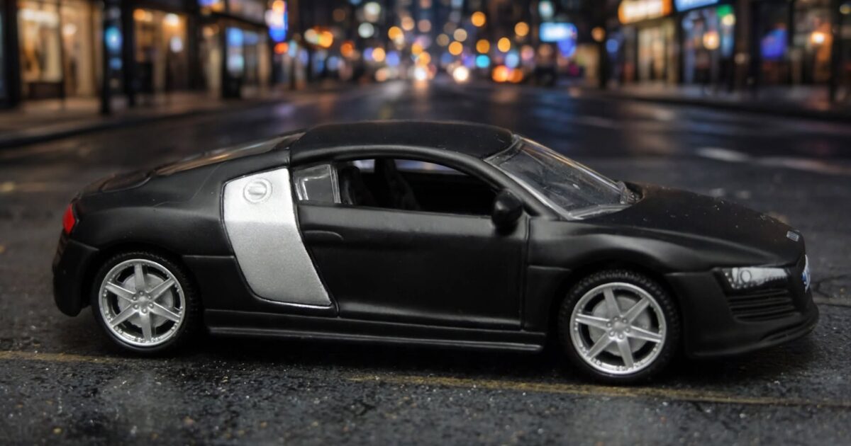 Bburago Audi R8: what happens when a large scale brand builds a small car