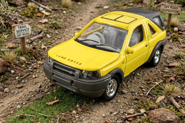 Welly Land Rover Freelander: the grey plastic is doing half the work