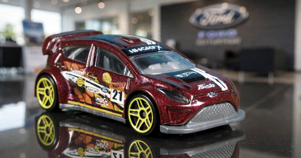 Hot Wheels Ford Fiesta WRC: the only car I own that looks wrong clean