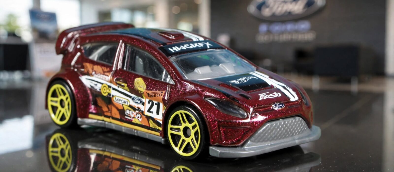 Hot Wheels Ford Fiesta WRC: the only car I own that looks wrong clean