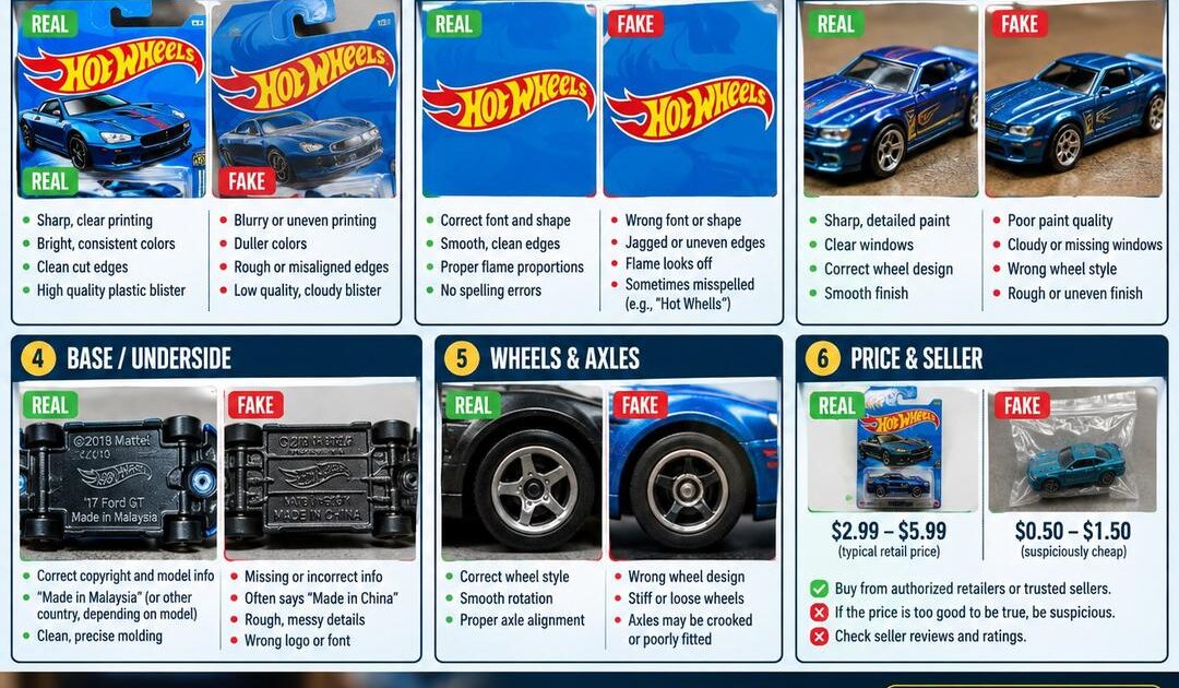 How to Spot a Fake Hot Wheels Before You Pay