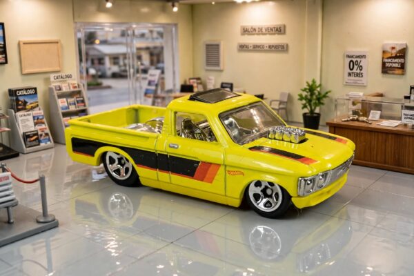 Hot Wheels Custom ’72 Chevy LUV: the smallest truck Chevy sold, with a blower