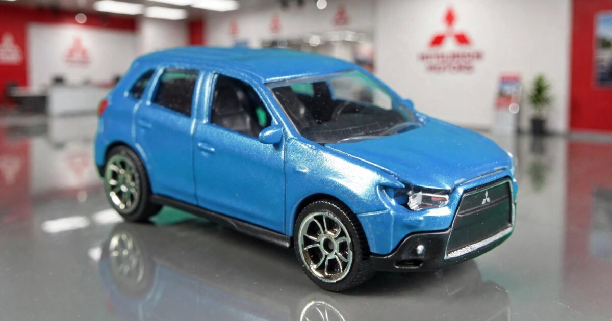 Majorette Mitsubishi ASX: the car from the supermarket parking lot